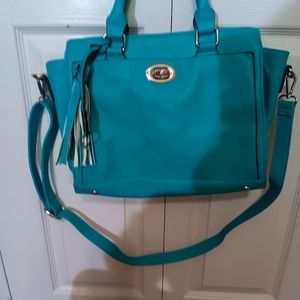 Charming Charlie turquoise purse